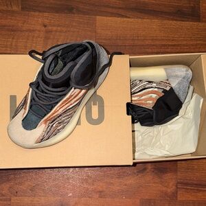 Yeezy Kids Sneakers - Black, Cream, Brown